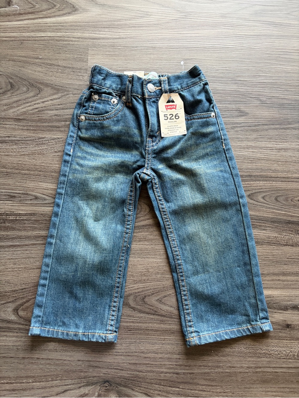 Levi's Kids Blue Denim Jeans with 526 Tag
